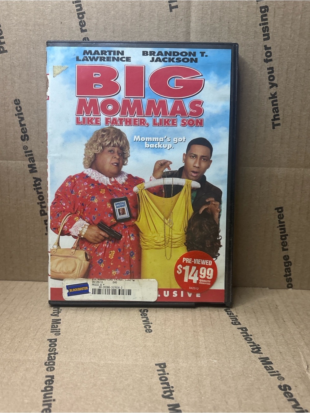 Big mommas like father like son dvd